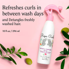 Rizos Curls moisturizing leave-in bottle delivering lightweight hydration for curls