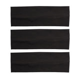 RJMBMUP banda de algodón negro para cabello, suave y cómoda.