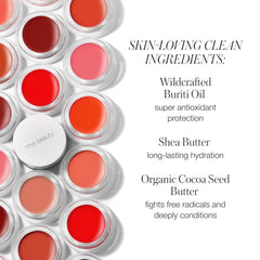 La textura cremosa de Lip2Cheek facilita la aplicación sin resecar, de RMS Beauty.