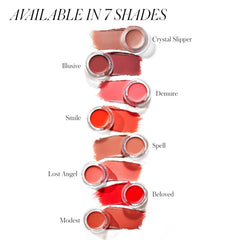 RMS Beauty Lip2Cheek realza labios con tono suave e hidratación.