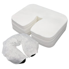 Rngwaper cubiertas de cara desechables en paquete, higiene profesional para sesiones de masaje.