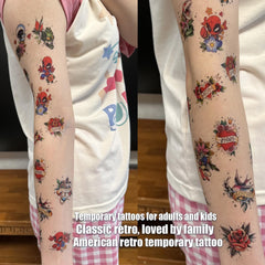 Roarhowl diseños creativos de tatuajes, ideales para fiestas.