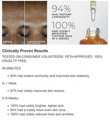 RoC serum vitamina C aplicación suave sobre la piel