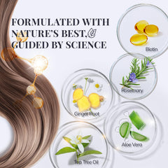 RootStim Biotina y Romero Champú, cabello fino con mayor densidad y fortalecimiento