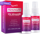 RootStim Minoxidil 5% para mujeres, aplicación precisa en áreas de adelgazamiento.