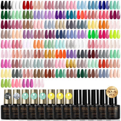 Rosalind ensemble vernis gel 100pcs pour des looks variés toute l'année.