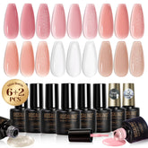 ROSALIND esmalte gel translúcido tono nude rosa para acabado elegante