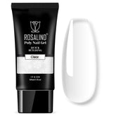 Rosalind gel uñas transparente 2oz en frasco, base para extensiones.