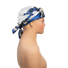 ROSEBONY uso diurno del gorro envolvente con pañuelo para proteger el cabello.