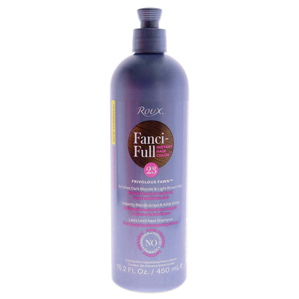 Roux Fanci-Full enjuague color temporal para cabello, tono 23 Frivolous Fawn, realza tono y brillo