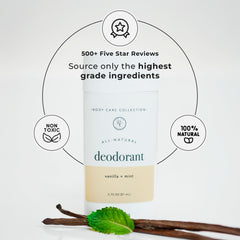 Rowe Casa Organics Vanilla + Mint, aplicación suave para uso diario