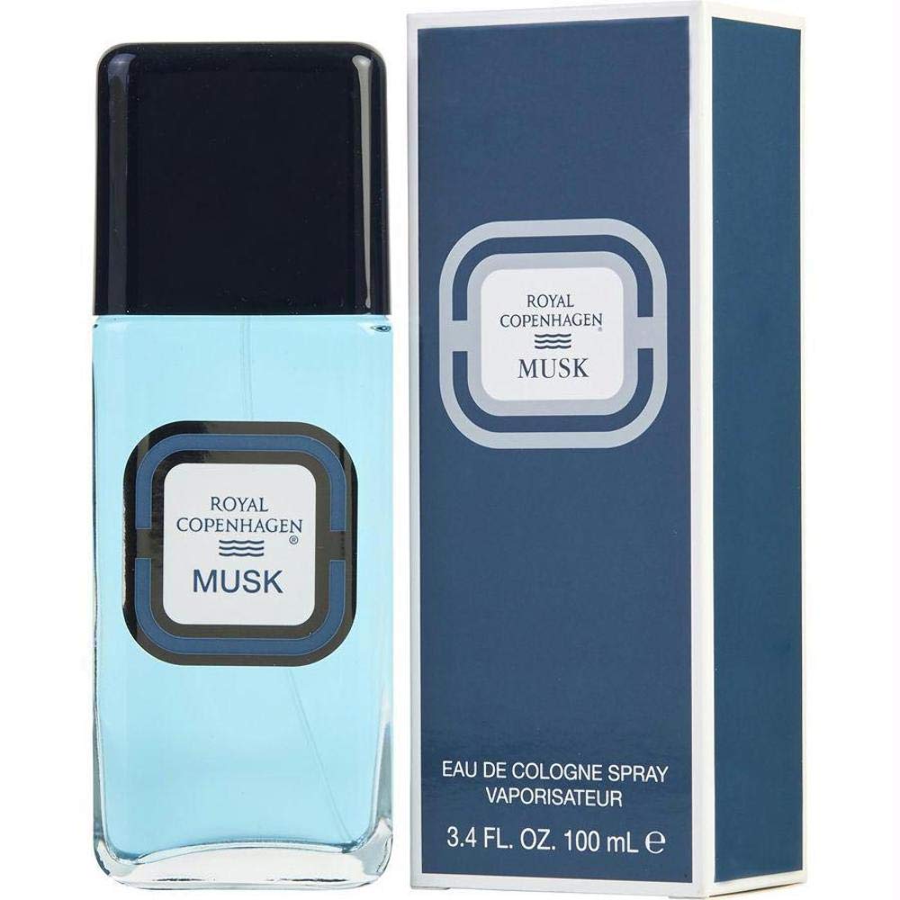 Royal Copenhagen Musk para Hombres, frasco elegante para uso diario y nocturno.