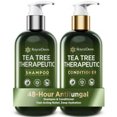 Roycederm champú árbol de té: vertido de botella para limpieza suave del cuero cabelludo.