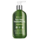 Roycederm shampoo antifúngico con árbol de té en botella para uso diario.