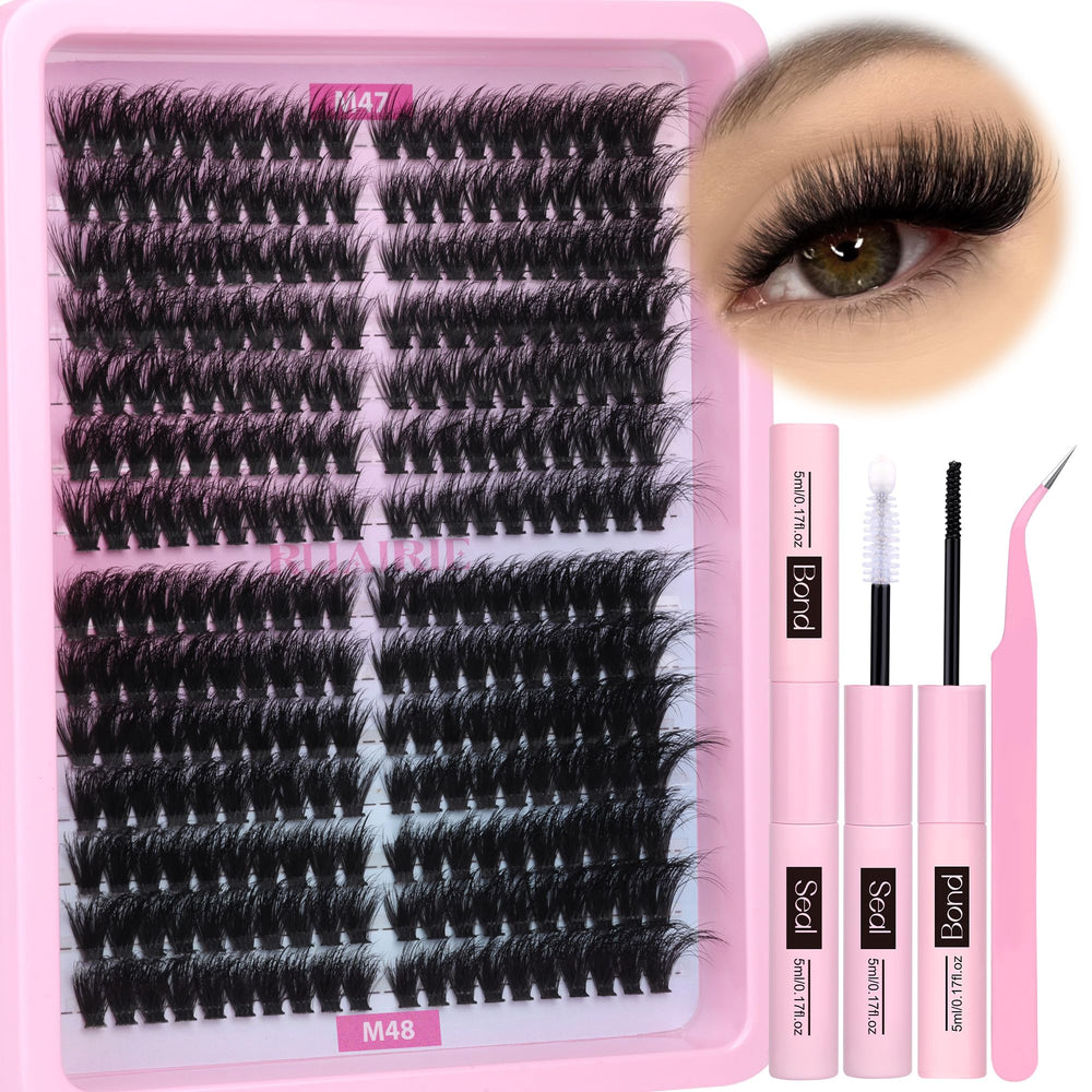 Ruairie kit pestanas cluster 280pcs para volumen diario