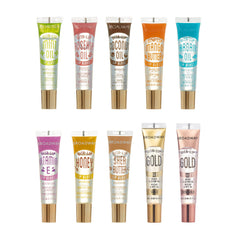 Ruby Kisses Broadway Vita-Lip brillos labiales tubo: hidratación duradera y acabado claro.