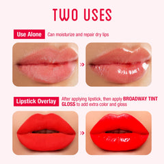 Ruby Kisses Broadway Vita-Lip tono chocolate, color suave que realza labios de forma sutil.