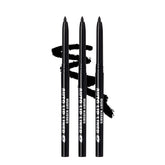 Ruby Kisses delineador labial automático negro, empaque 3 unidades para delineado duradero.