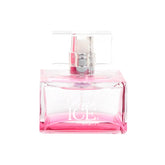Rue 21 Pink Ice EDP bottle on vanity, conveying everyday confidence.