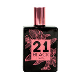 Rue 21 21 Black EDP bottle on display, a versatile evening fragrance option.