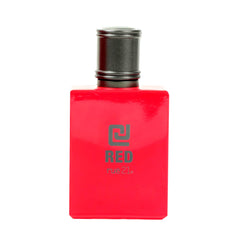 Frasco de Rue 21 CJ Red, colonia para hombre, diseño elegante para uso diario.