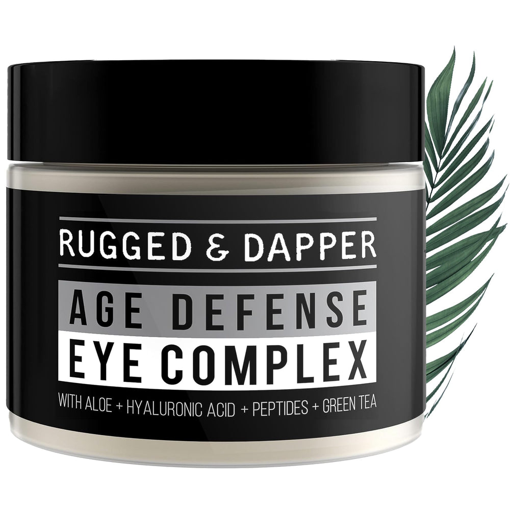 RUGGED & DAPPER crema de ojos, uso diario para reducir ojeras y líneas.