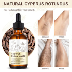 Rulviou Cyperus Rotundus oil after-shave use close-up showing quick absorption