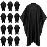 Run Pmy capa barbero con cierre clip: protección impermeable para clientes.