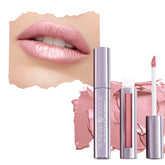 Runway Rogue Silk Glam Trophy Wife, bouteille élégante, teinte rose pâle, longue tenue toute la journée.