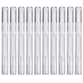 Rvetol conjunto de 10 bolígrafos giratorios transparentes de 3 ml, fácil para repuestos