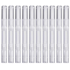 Rvetol conjunto de 10 bolígrafos giratorios transparentes de 3 ml, fácil para repuestos