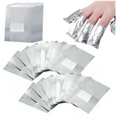 Rvetol envolturas de aluminio para quitar esmalte en uñas, uso rápido y limpio