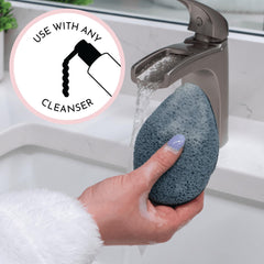 S&T INC. Exfoliante con bolsillo para dedo para mejor agarre.