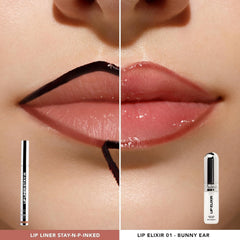 Sacheu tinte labial peel-off Stay-N, acabado mate y duradero.