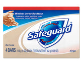 Safeguard Jabón de Baño Antibacterial en caja para la familia, protección diaria.