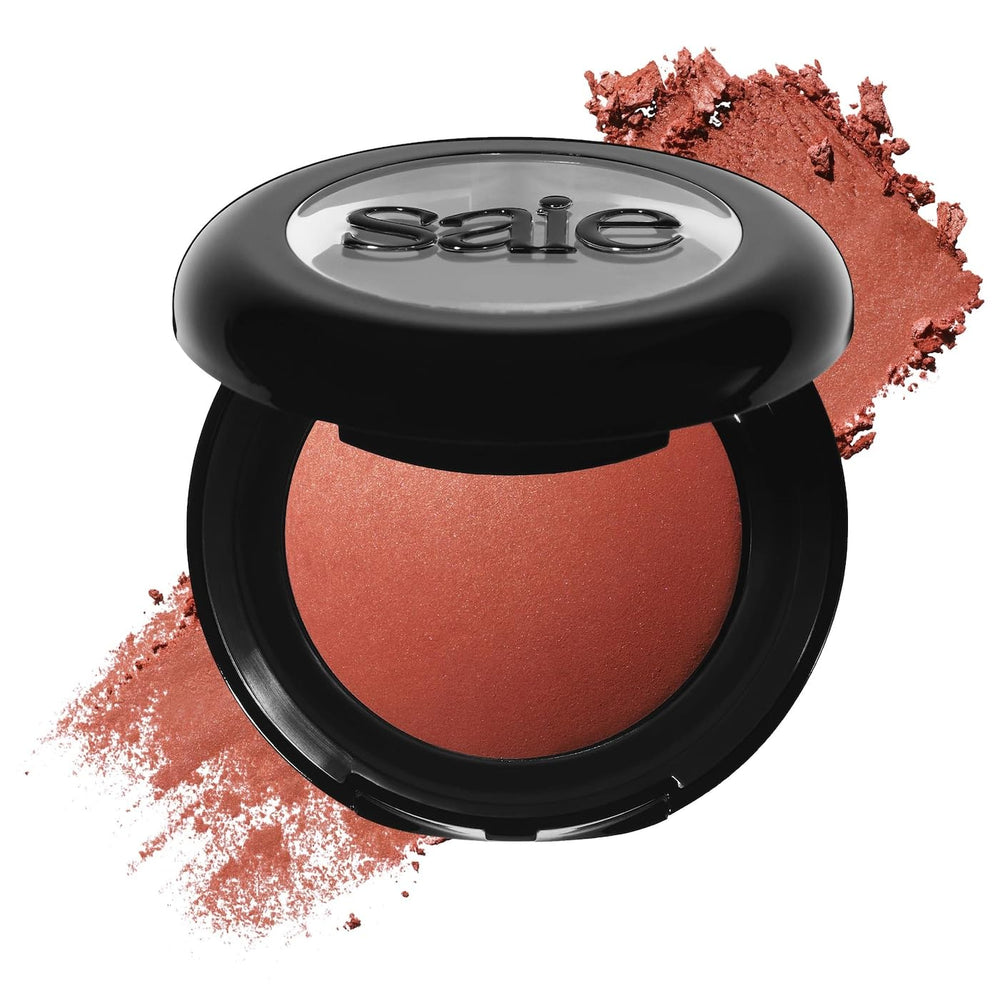 Saie SuperSuede Baked Blush textura velvet para acabado suave y natural