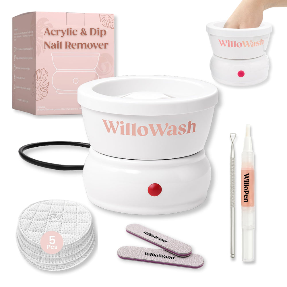Saint Willo Willowash tazón-remojo acetona caliente para uñas en casa