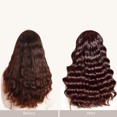 Application sur cheveux humides pour maîtriser les frisottis et brillance