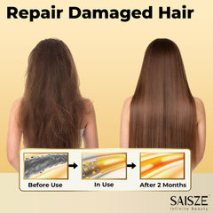 SAISZE barra acondicionador arroz, hidratación profunda para cabello seco.