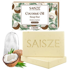 SAISZE jabón coco y karité, barra cuerpo: limpieza suave y nutrición