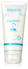 Salerm 21 con proteína de seda en botella para cabello dañado