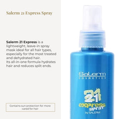 SALERM 21 Express, foco: protección contra calor para peinados con herramientas térmicas