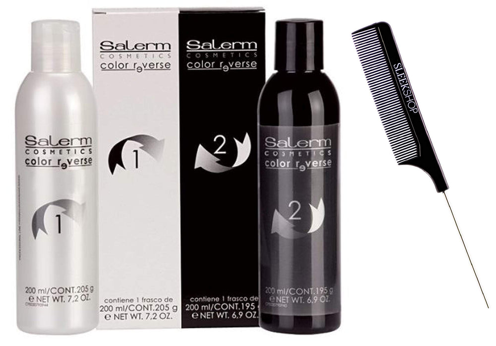 Salerm Color Reverse: kit con peine de acero para aplicar y eliminar pigmentos artificiales