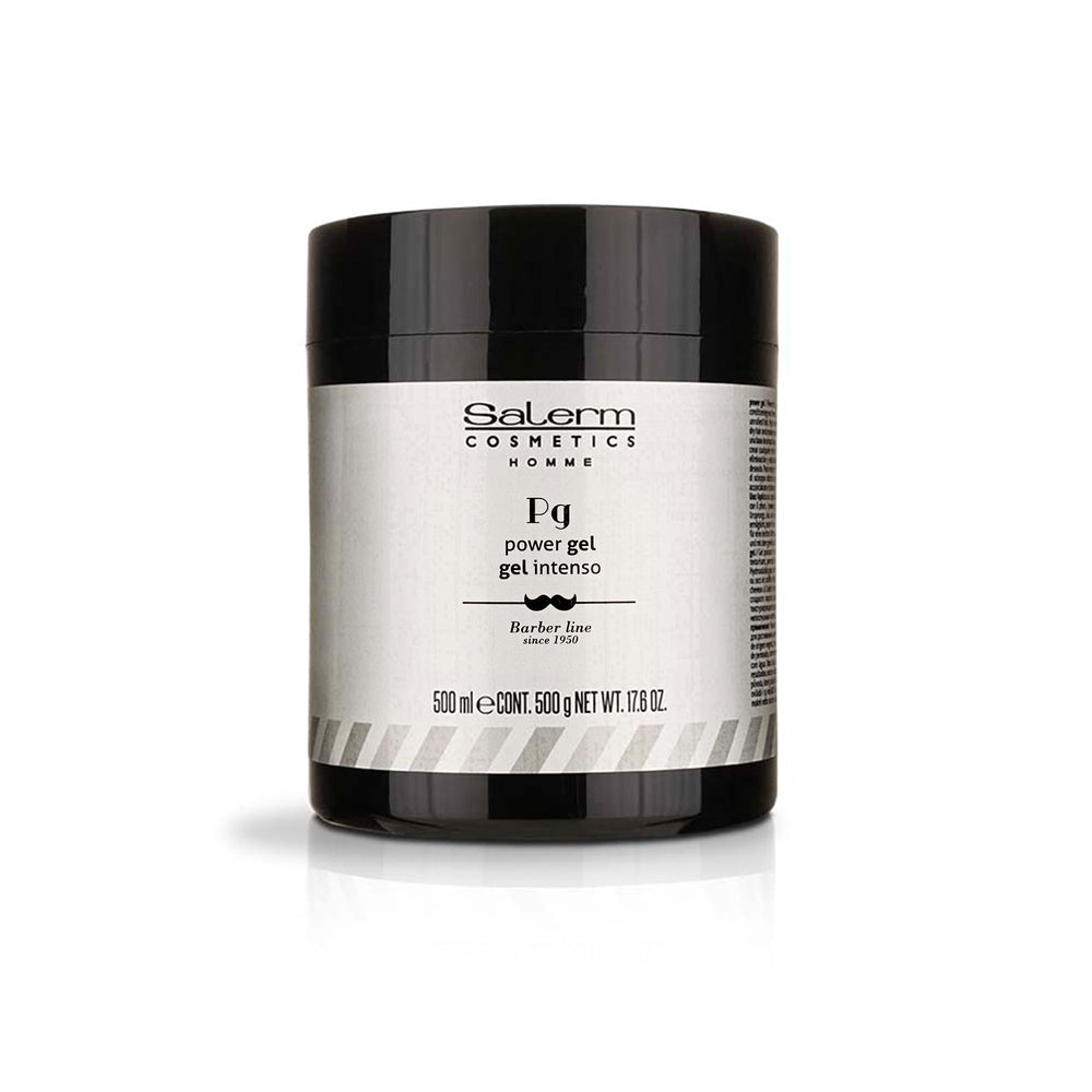 SALERM Power Gel en envase de 500 ml para peinado duradero.