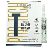 Salerm reestructurador de placenta vegetal, aplicación en cabello para fortalecer raíces.