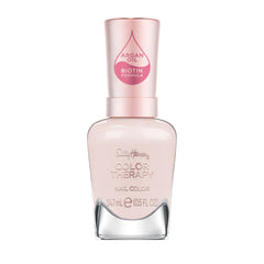 Sally Hansen Color Therapy esmalte con cepillo para aplicación suave y uñas más resistentes.