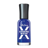 Sally Hansen Esmalte Azul Pacífico: frasco con color intenso para manicura duradera.