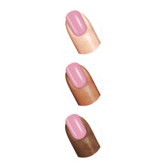 Sally Hansen Geode to Joy Love You Lotus, muestra de color intensa y duradera.