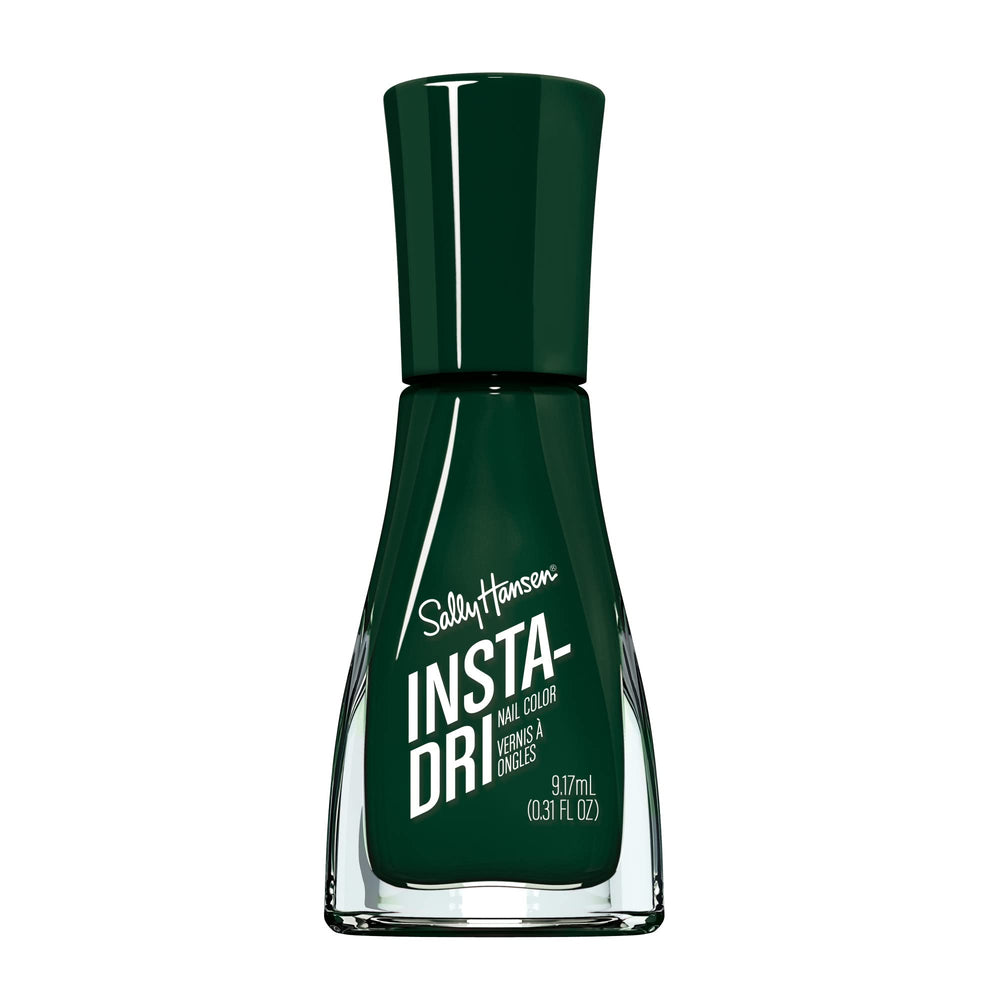Sally Hansen Insta-Dri C-hill Out en botella, color verde opaco de secado rápido.
