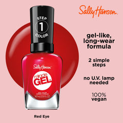 Esmalte con acabado brillante tipo gel.